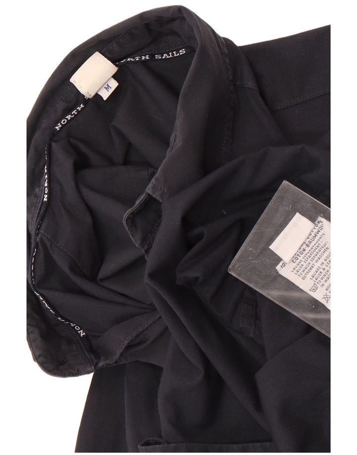 Camisa masculina North Sails algodão preto médio