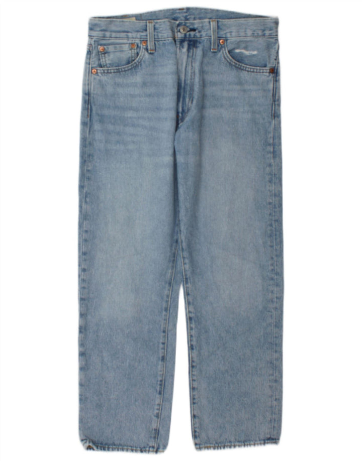 Levi's Masculino 551 Straight Jeans W30 L27 Azul Algodão