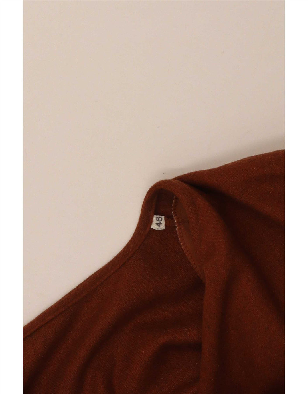 Vestido feminino vintage de manga comprida IT 46 grande marrom