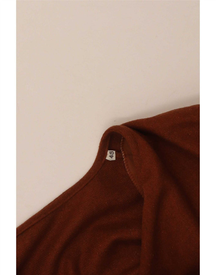 Vestido feminino vintage de manga comprida IT 46 grande marrom