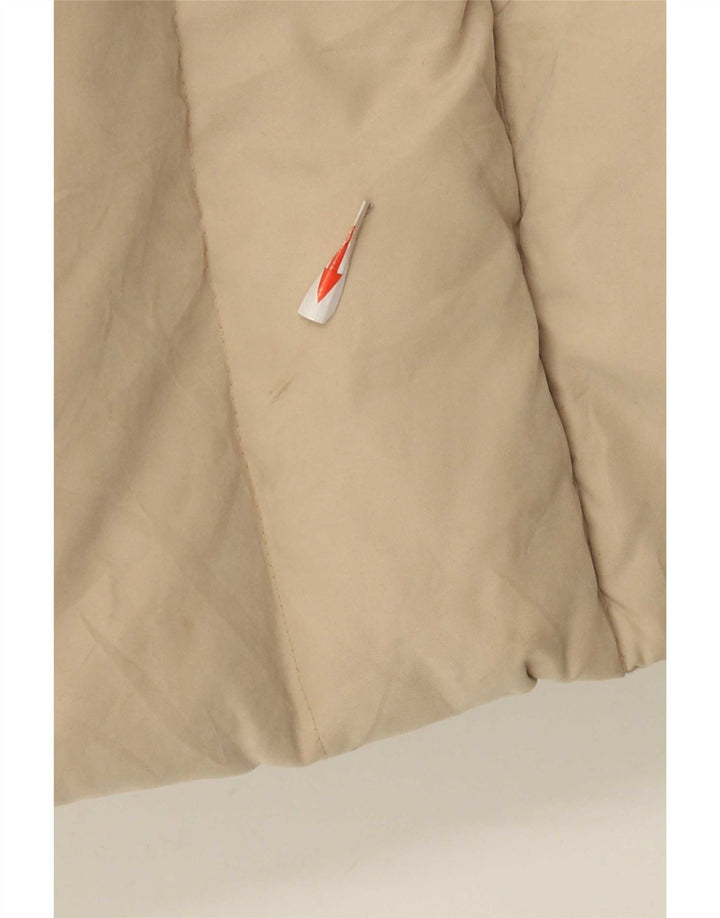Casaco feminino acolchoado com capuz e capuz Invicta UK 18 XL bege poliéster