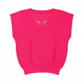 Regata feminina VINTAGE com colete UK 14 rosa médio