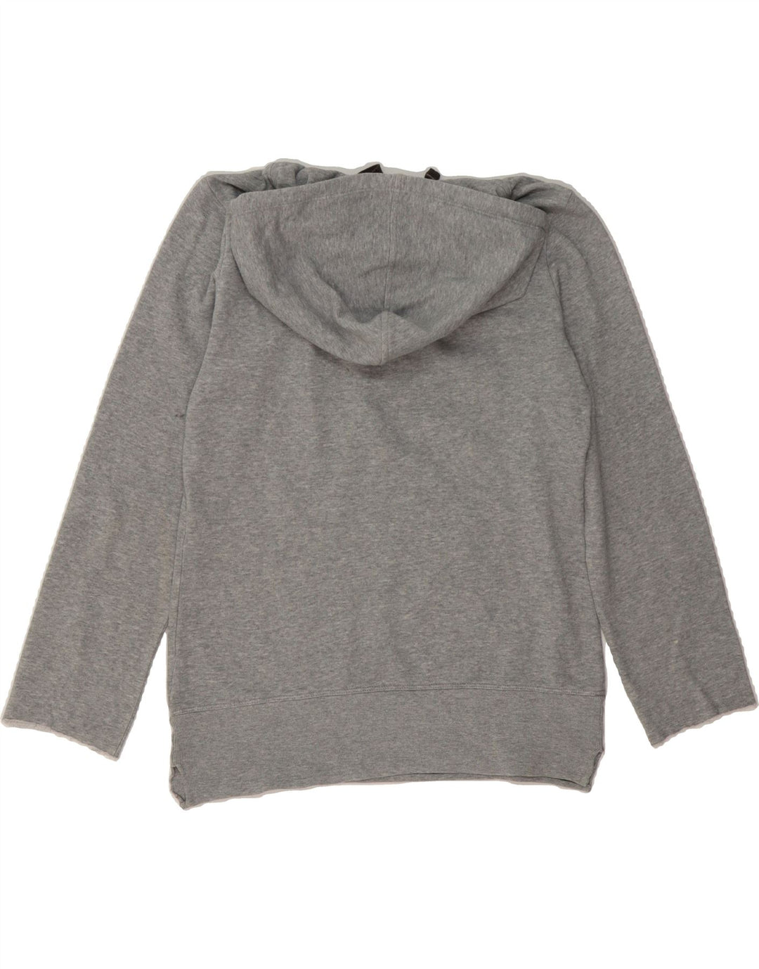 CHAMPION Womens Graphic Hoodie Jumper UK 12 Medium Grey Vintage Champion and Second-Hand Champion from Messina Hembry 