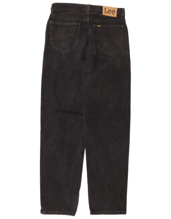 Lee Mens Tapered Jeans W32 L34 Algodão Preto