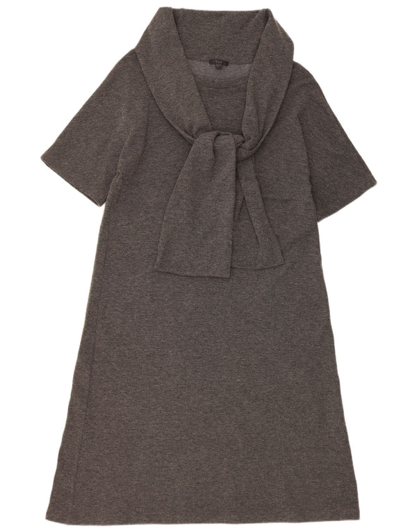 Cos vestido feminino de manga 1/2 UK 16 grande cinza