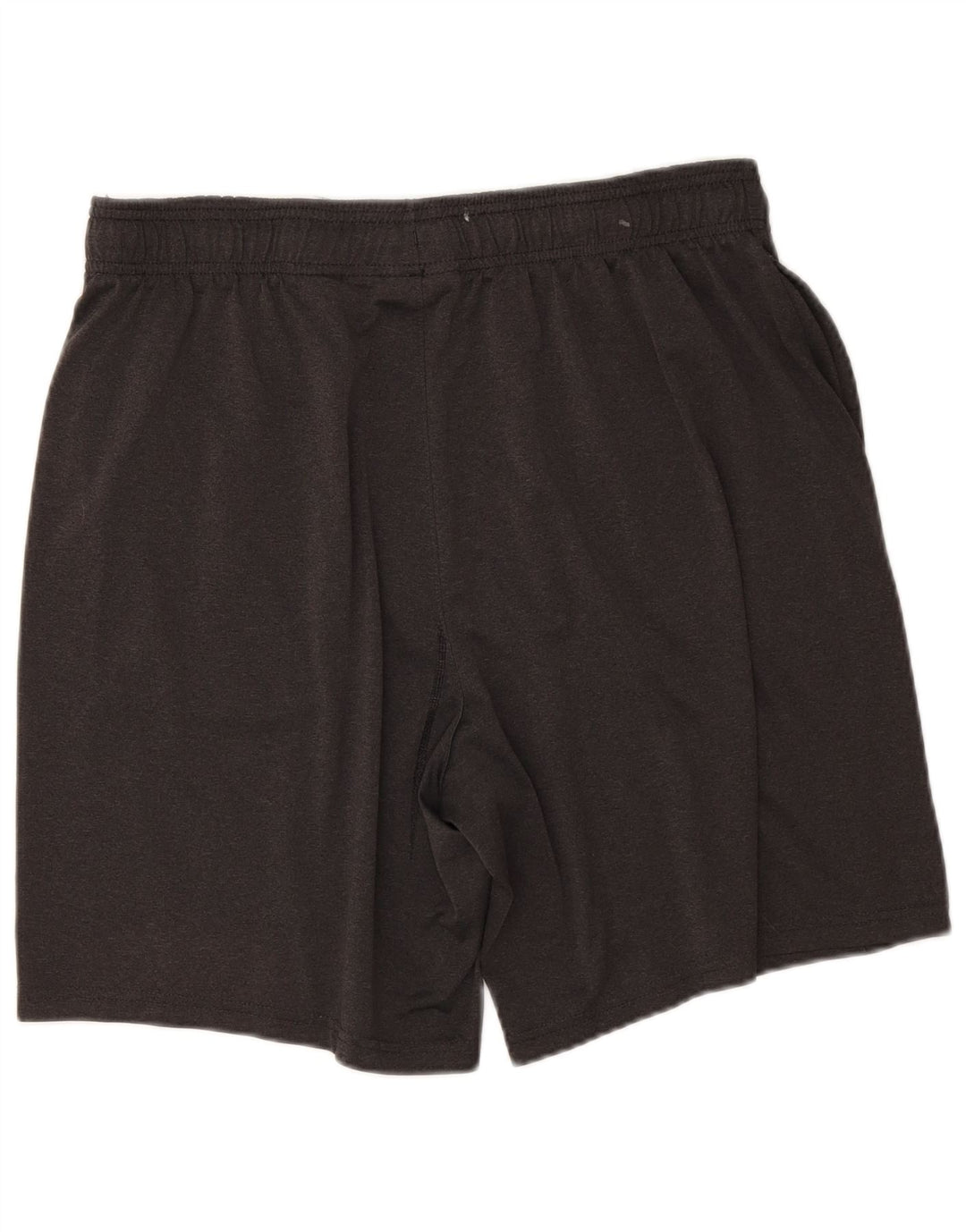 Shorts esportivos masculinos Reebok grande poliéster cinza