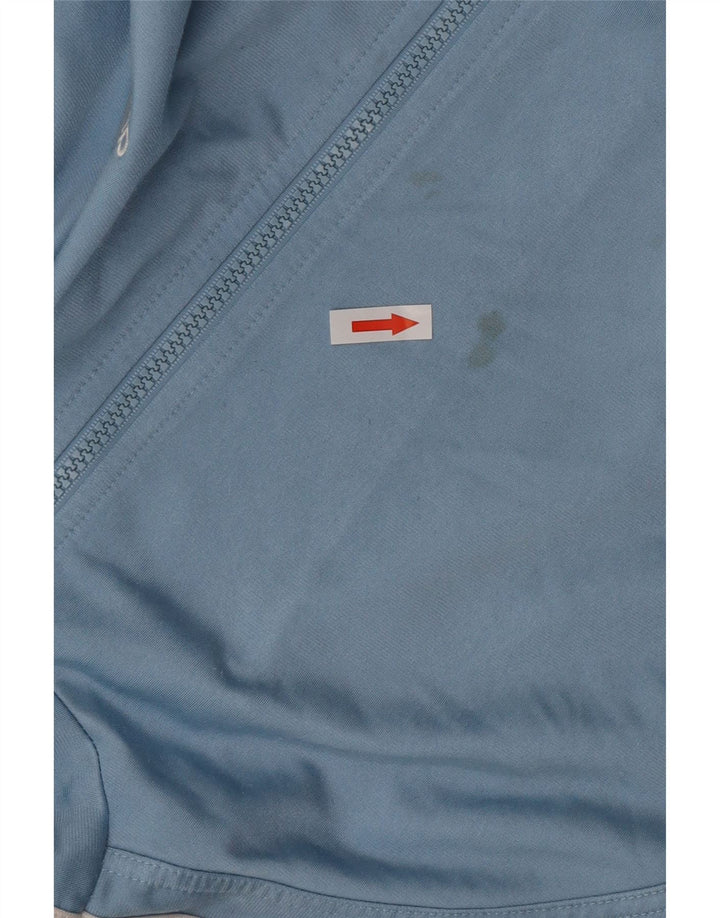 ADIDAS Mens Loose Fit Tracksuit Top Jacket UK 40/42 Médio Azul Poliéster