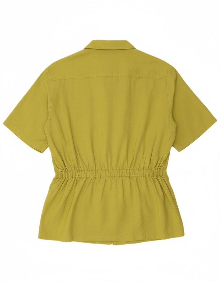 Blusa feminina VINTAGE IT 48 XL viscose verde