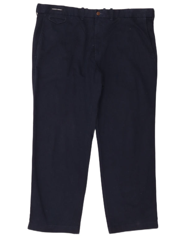 Calça Chino Masculina Marks & Spencer Blue Harbor Straight W42 L29 Azul Marinho