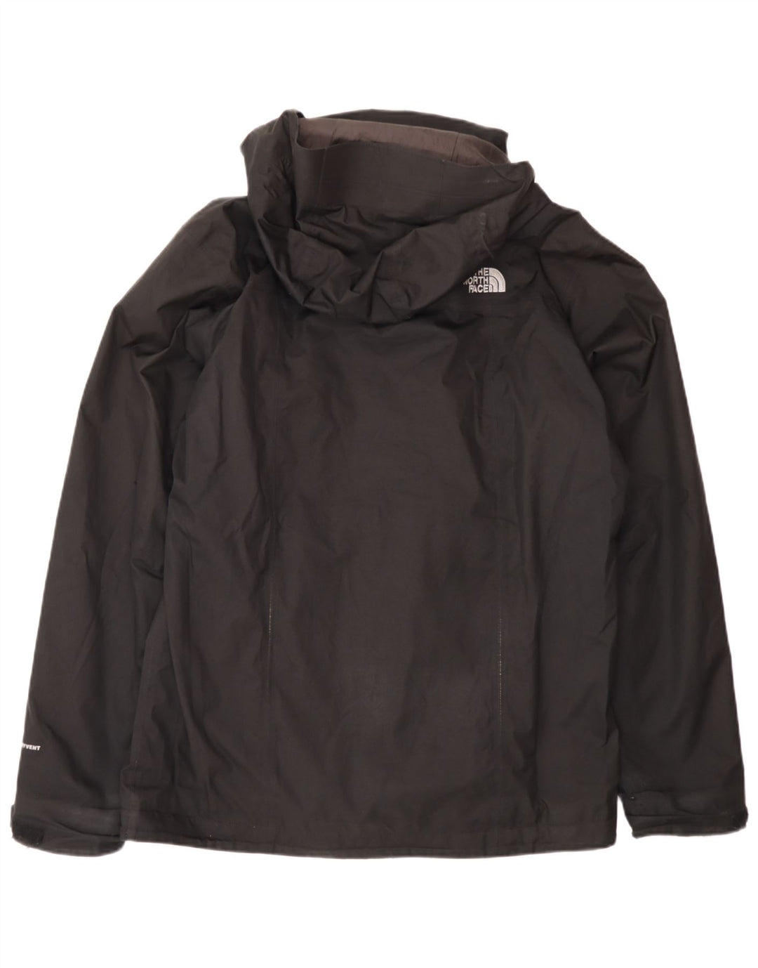 Jaqueta corta-vento masculina com capuz The North Face Reino Unido 38 poliéster preto médio