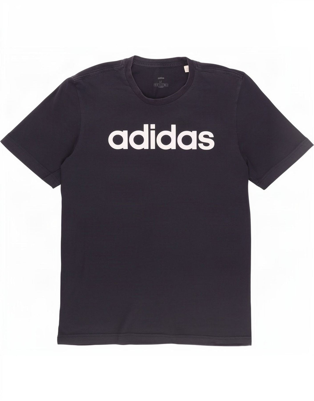 Adidas Camiseta Masculina Graphic Top Médio Algodão Azul Marinho