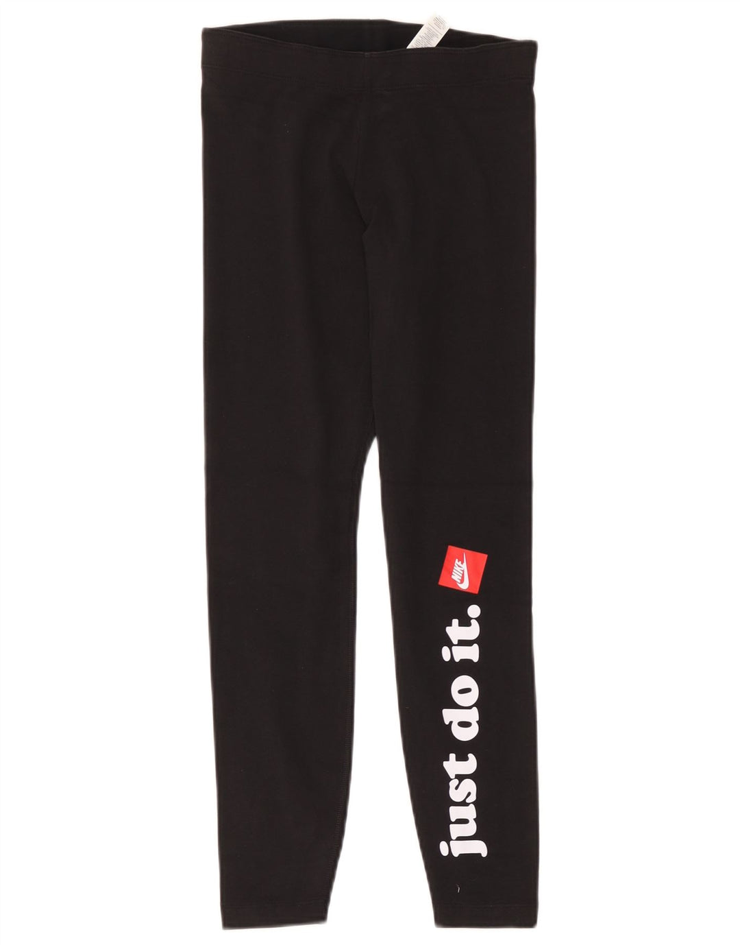 Nike Womens Graphic Leggings UK 8 Pequeno Poliéster Preto