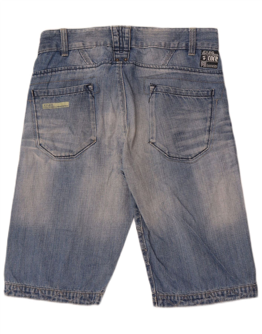 Shorts jeans masculino Jack & Jones médio W32 algodão azul