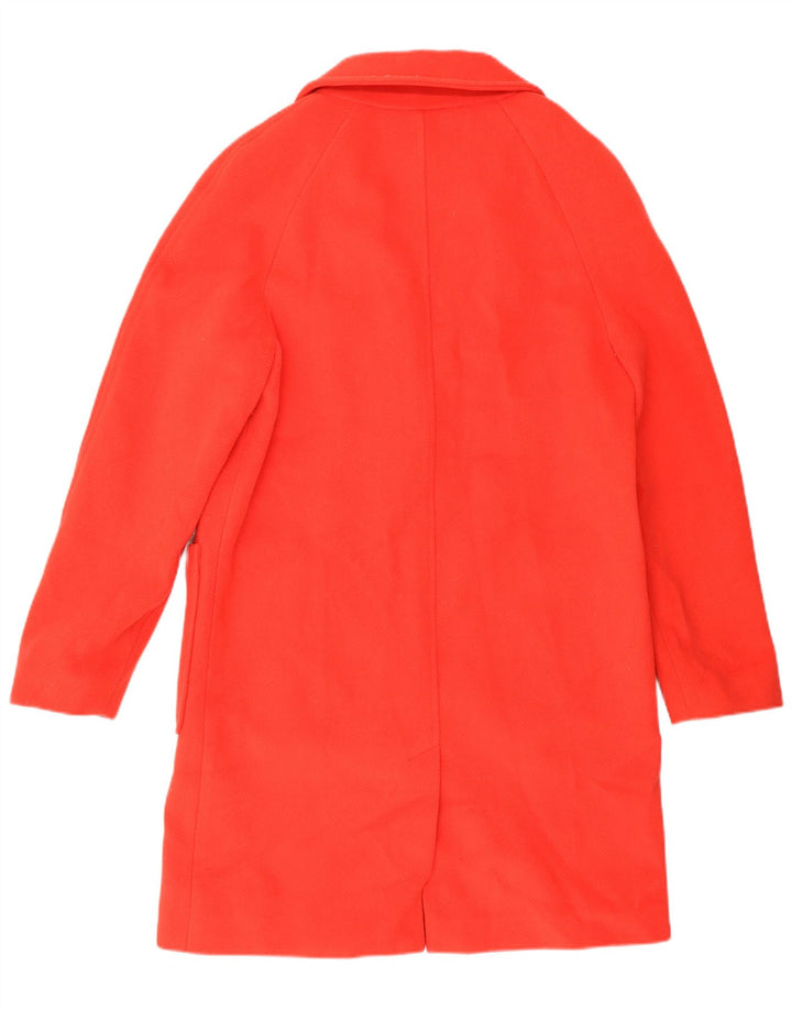 Sobretudo feminino Marks & Spencer grande tamanho UK 10 pequeno poliéster vermelho
