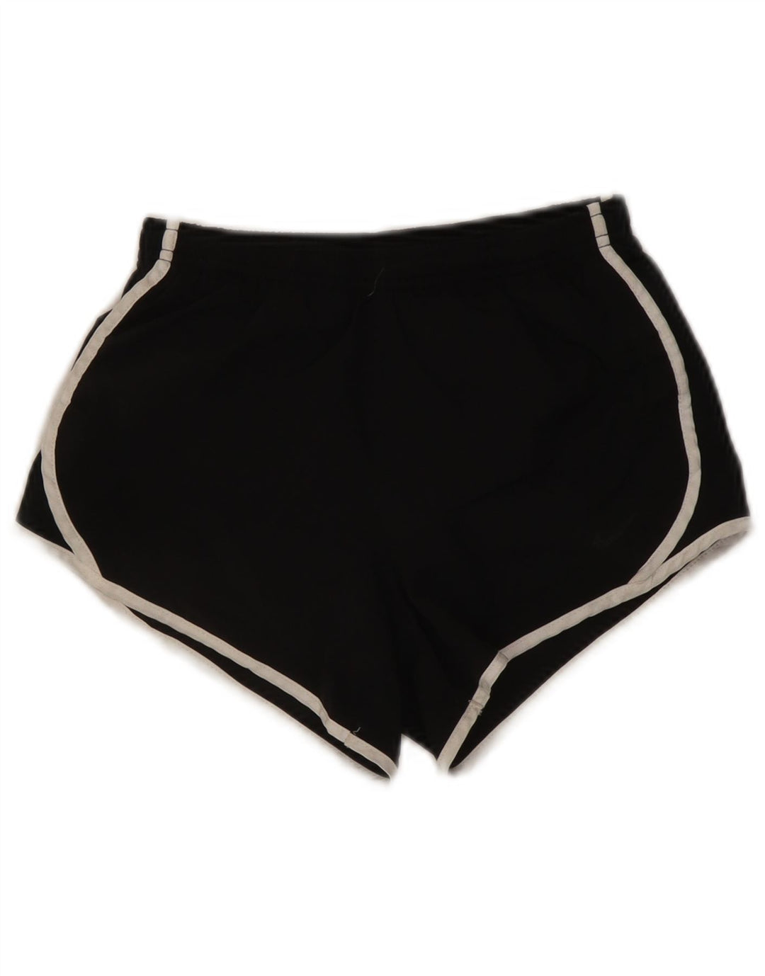 Shorts esportivos femininos Nike Dri Fit UK 12 poliéster preto médio