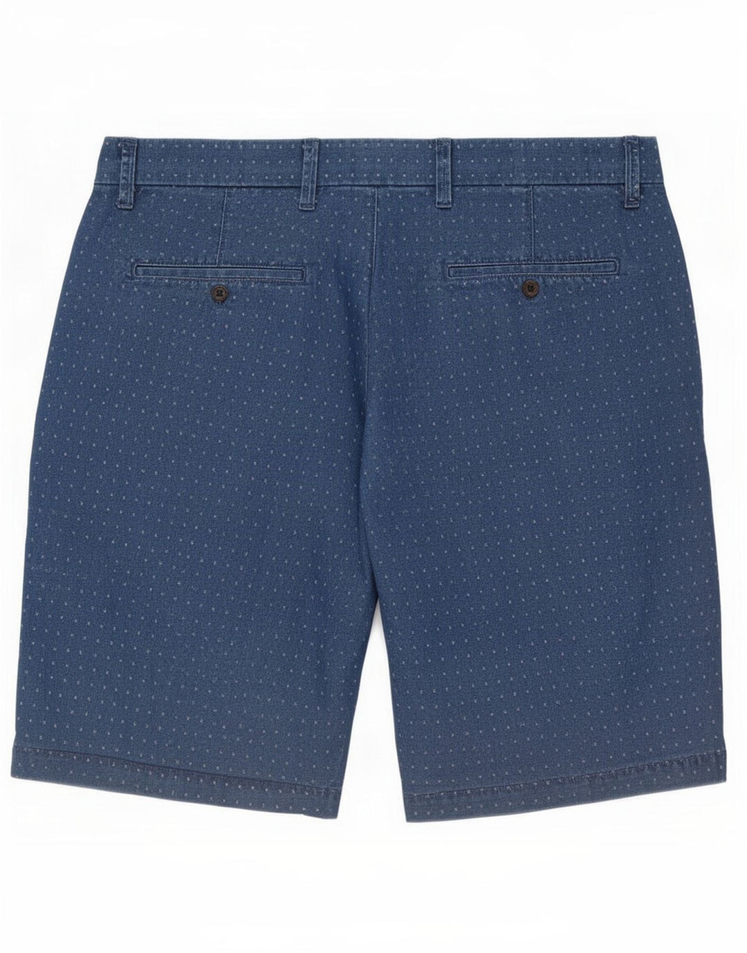 Shorts Chino masculino Gap W30 algodão manchado azul marinho médio