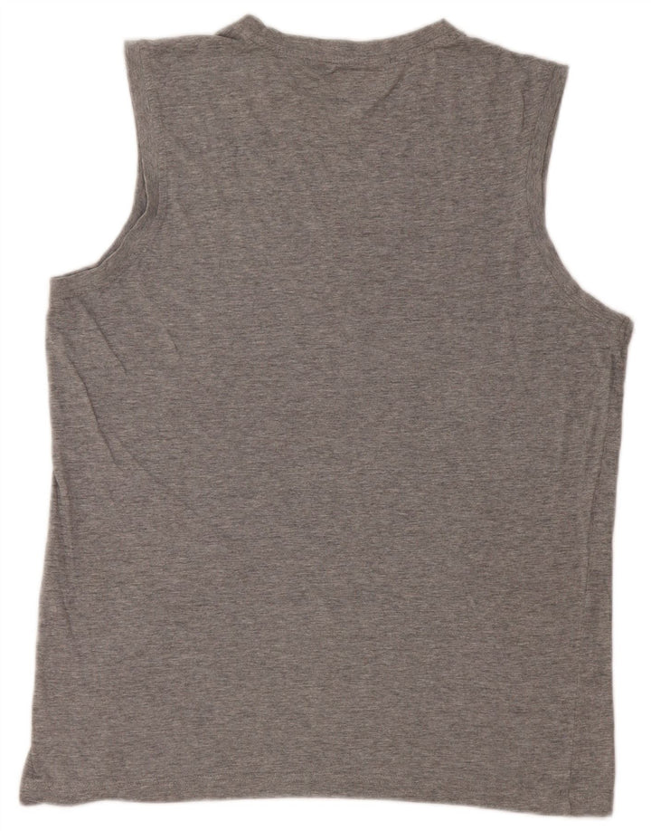 Colete gráfico masculino Kappa Top XL cinza