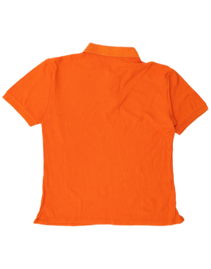 Camisa polo masculina Fila IT 50 algodão laranja médio