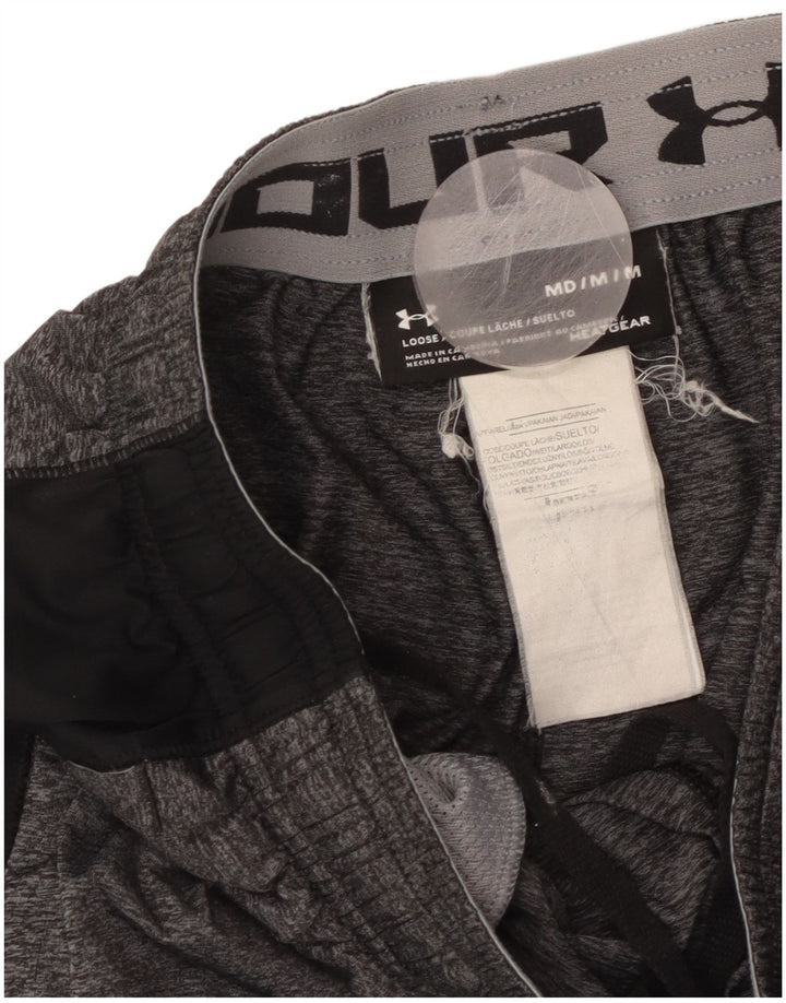 UNDER ARMOUR Mens Heat Gear Sport Shorts Médio Cinza Colourblock