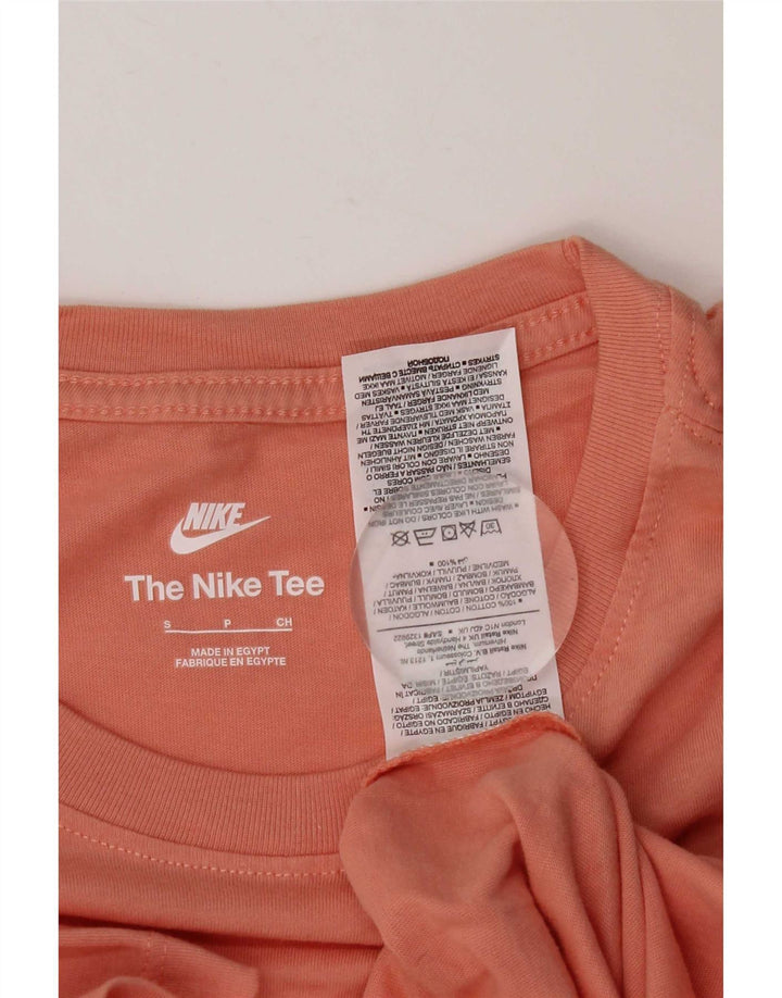 Camiseta masculina Nike Top pequeno algodão rosa