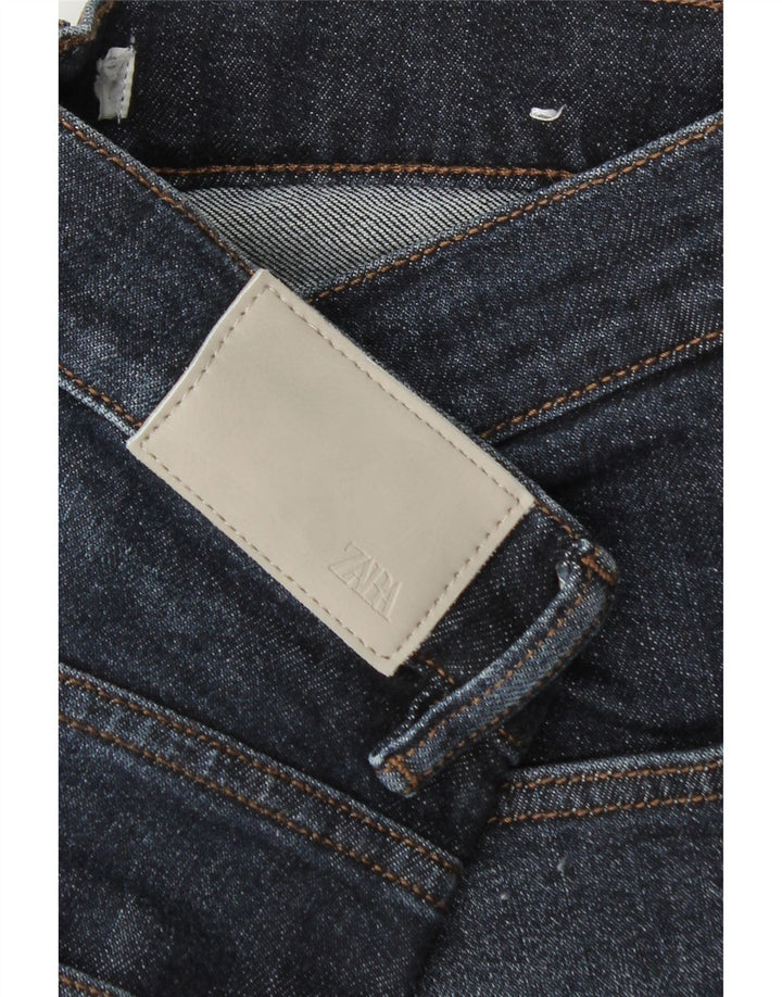 Calça jeans feminina Zara W32 L24 azul marinho