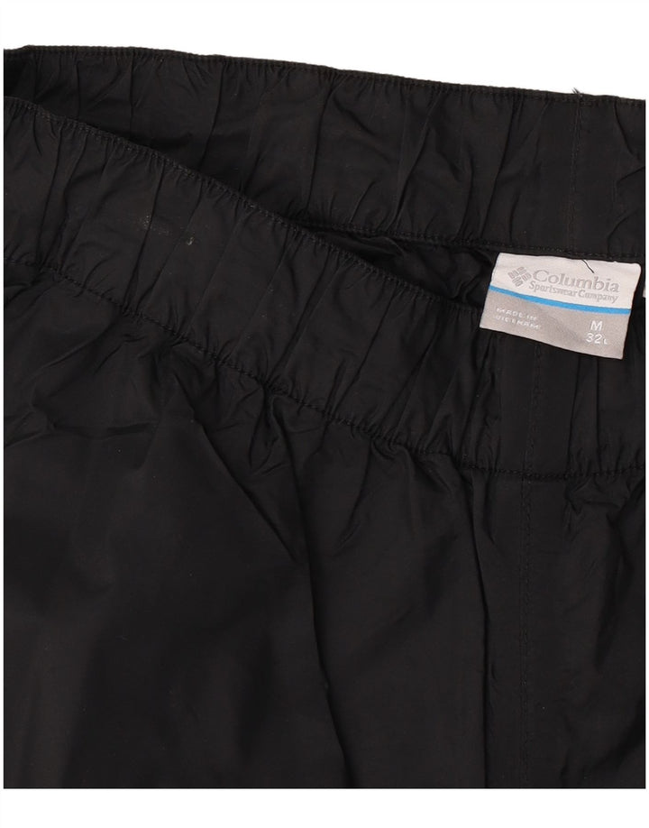 Columbia Calças Impermeáveis Masculinas Médias Pretas