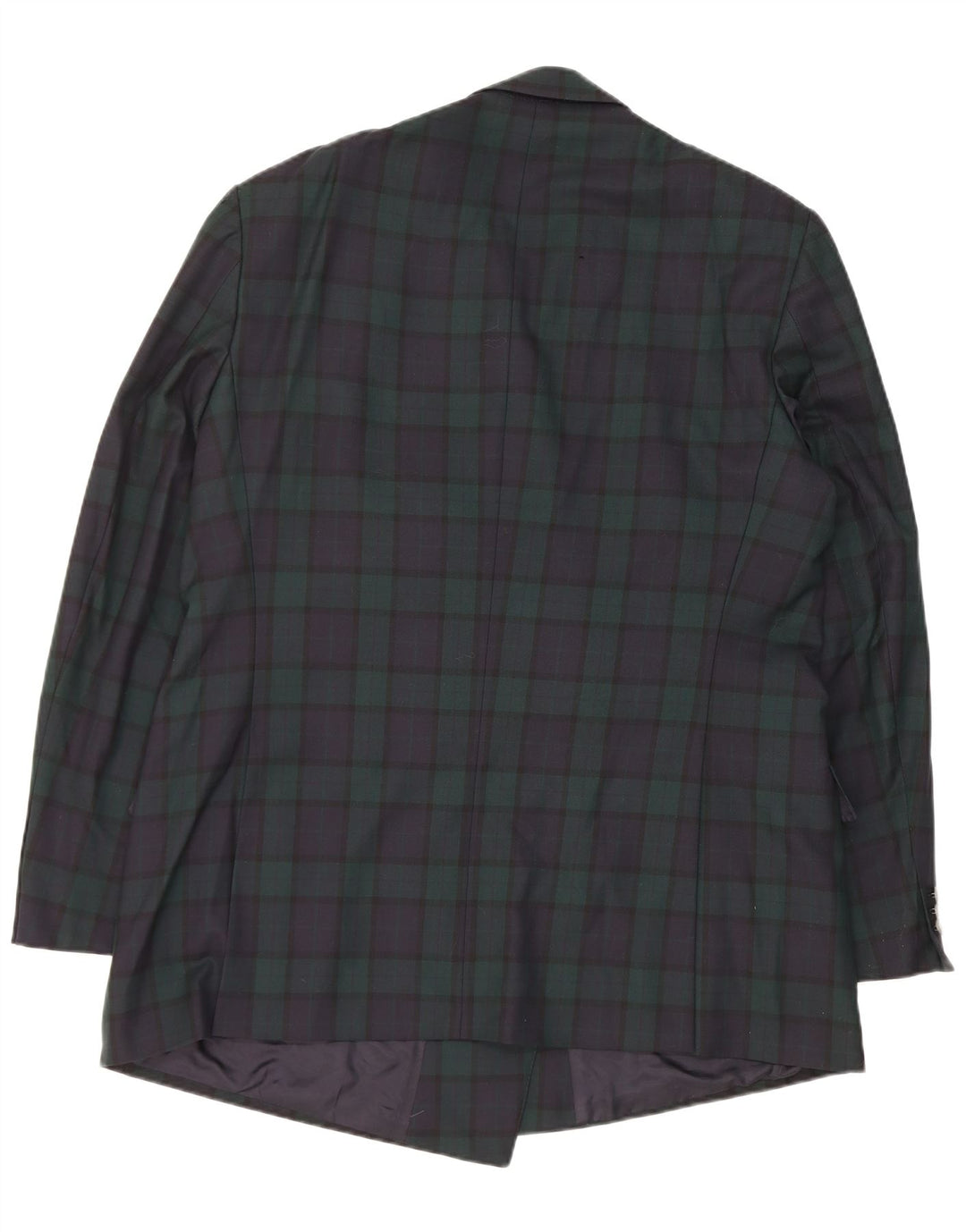 Blazer feminino Vittorio Veneto UK 18 XL azul marinho xadrez