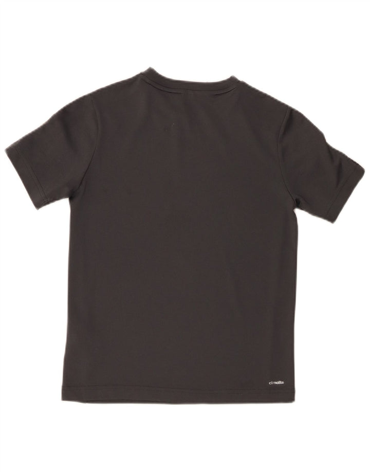 Camiseta Adidas Meninos Graphic 9-10 Anos Cinza Poliéster