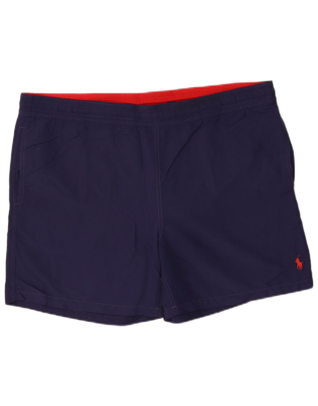 Shorts de natação masculino POLO RALPH LAUREN grande azul marinho nylon