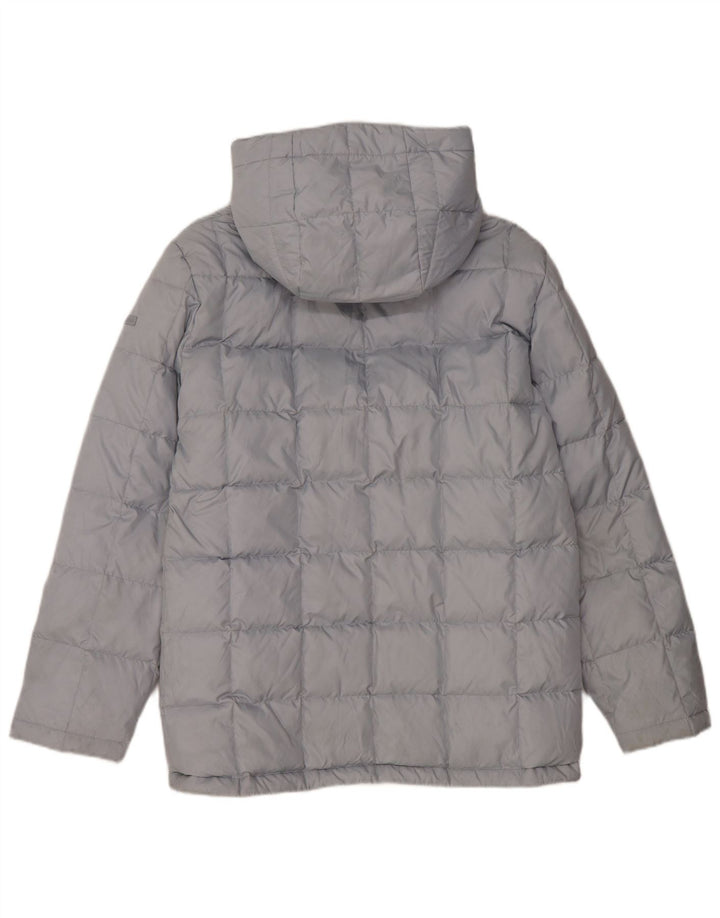 Jaqueta acolchoada com capuz feminina Paul & Shark UK 14 azul médio