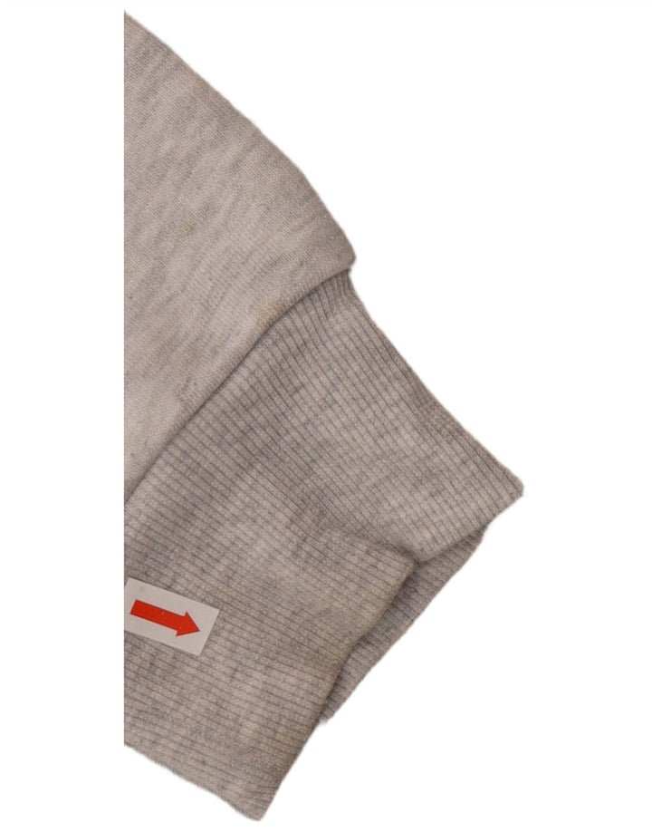 Jumper feminino alto com capuz e tamanho grande da Topshop Reino Unido 10 poliéster cinza pequeno