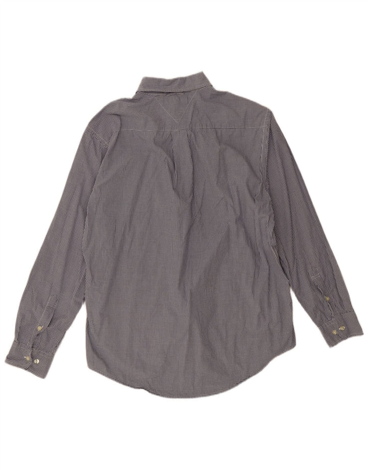 Camisa masculina Tommy Hilfiger grande azul marinho guingão