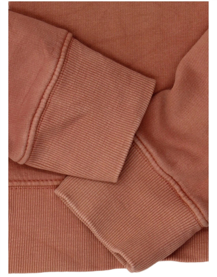 ZARA moletom feminino cropped UK 6 XS algodão rosa