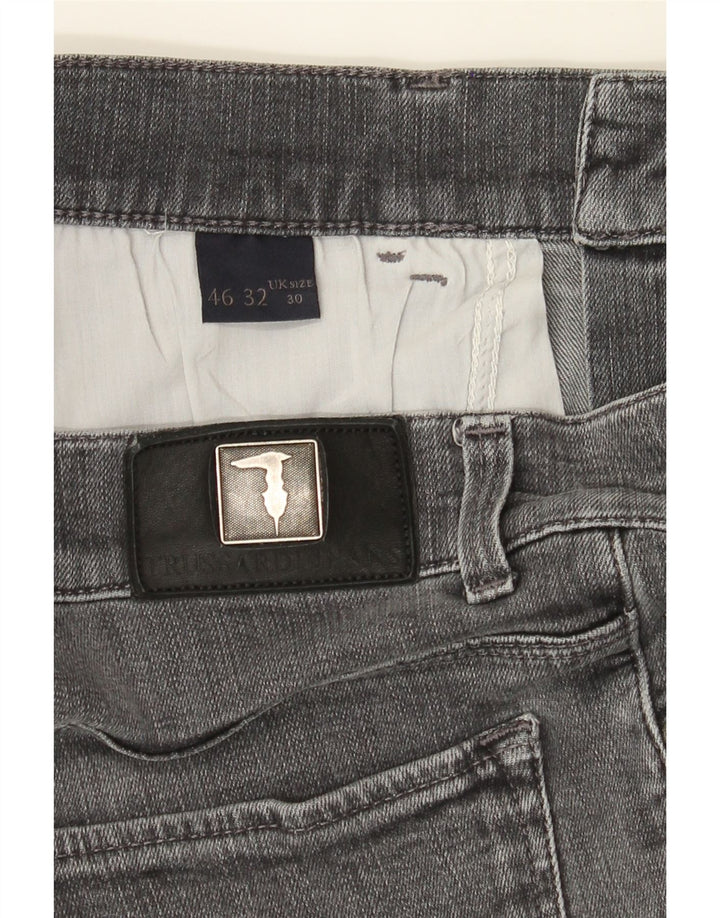TRUSSARDI Mens Slim Jeans W30 L32 Grey Vintage Trussardi and Second-Hand Trussardi from Messina Hembry 