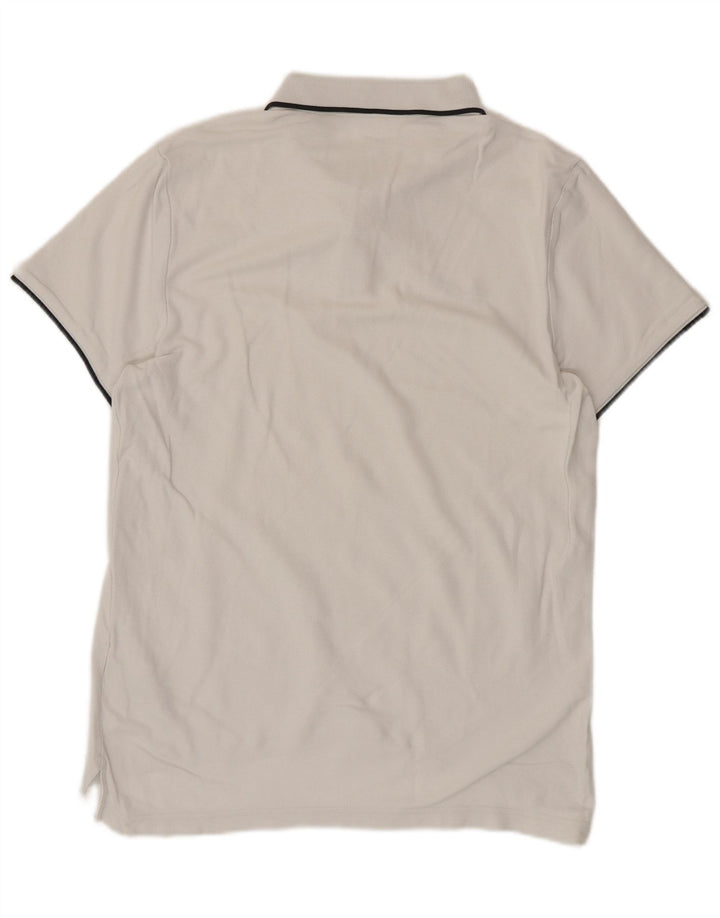 Camisa polo masculina NIKE grande algodão branco