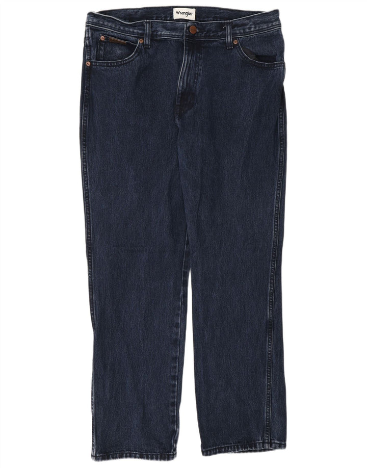 Wrangler Masculino Texas Straight Jeans W34 L30 Azul Marinho