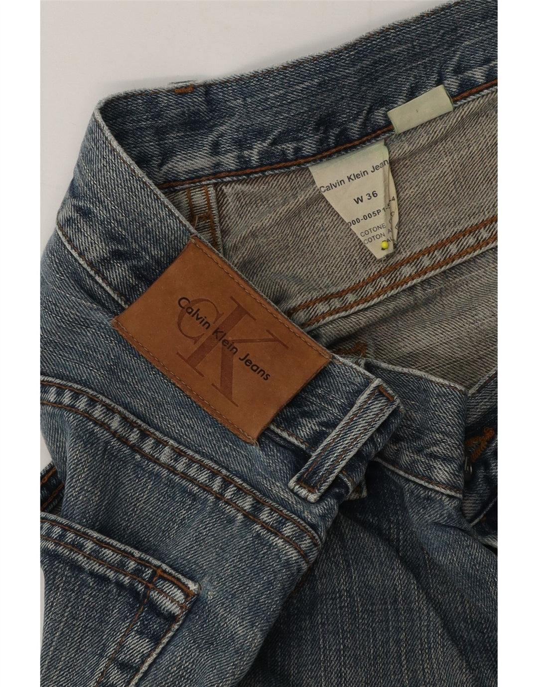 Calvin Klein Jeans Slim Feminino W36 L34 Azul Algodão