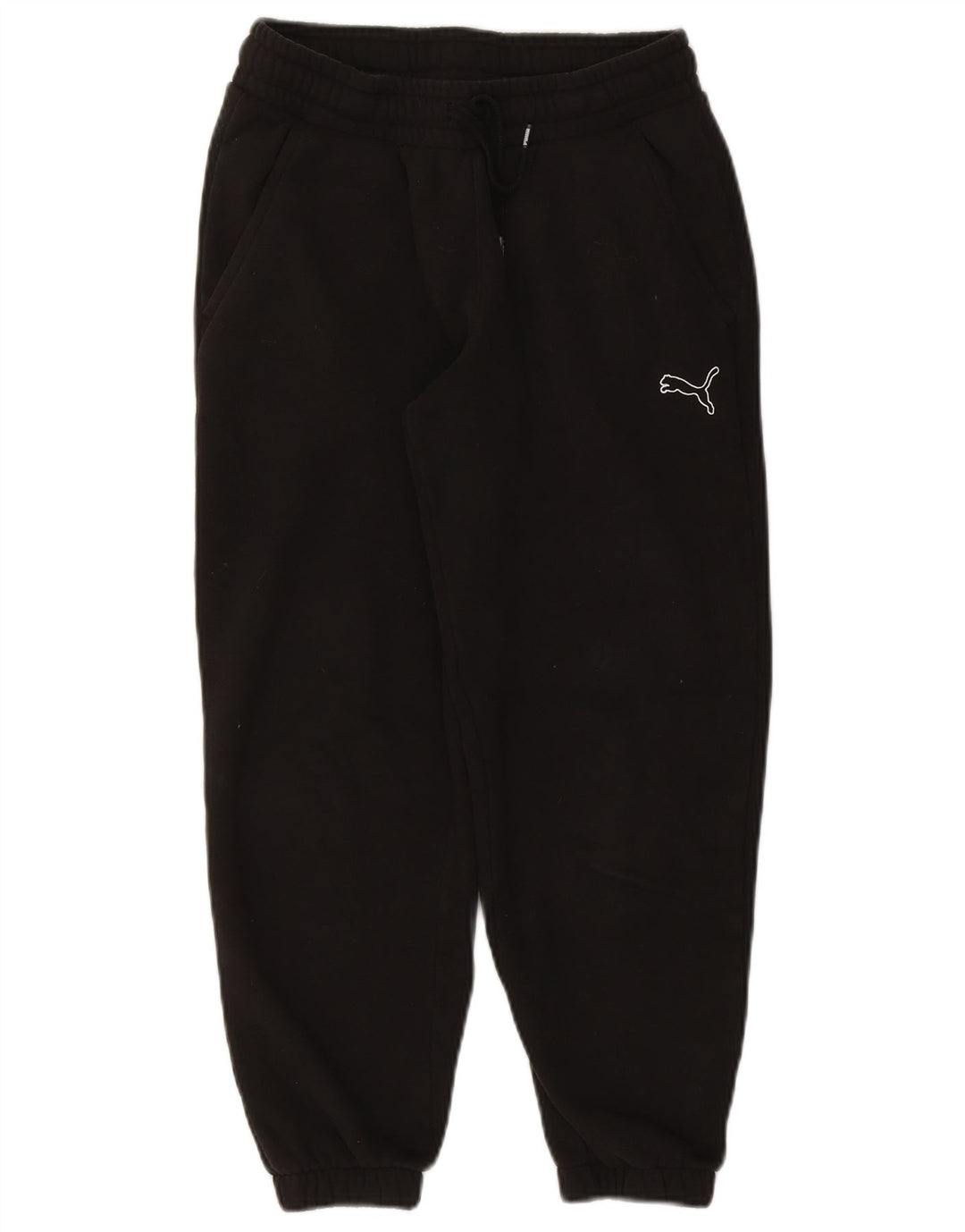 Calça de treino masculina Puma Joggers pequeno algodão preto