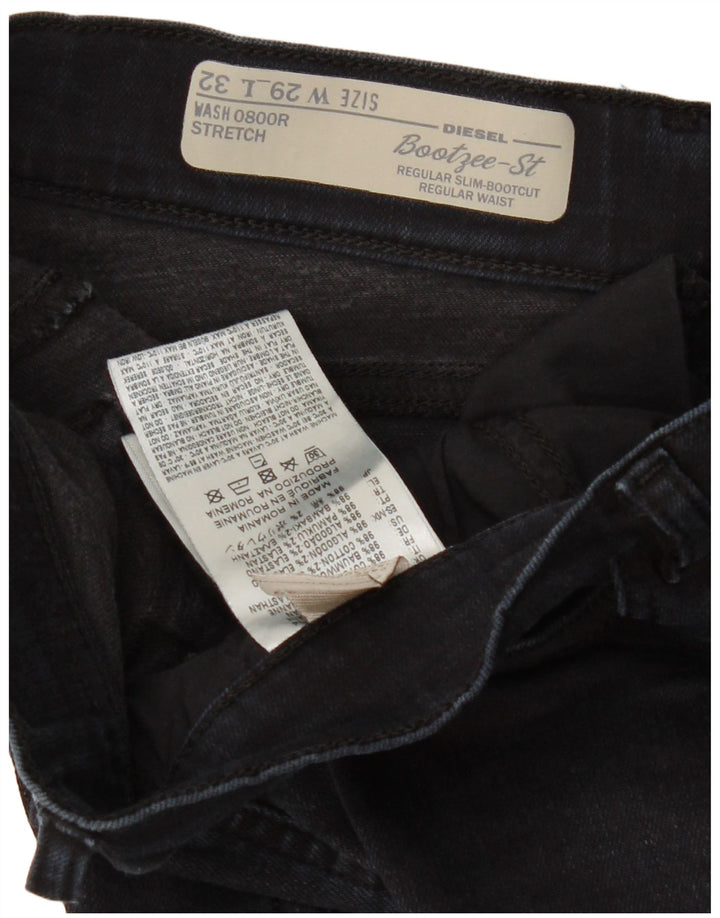 Diesel feminino Bootzee-St Regular Slim Fit Bootcut Jeans W29 L32 Azul marinho