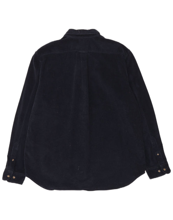 Timberland Mens Corduroy Regular Fit Shirt 2XL Navy Blue