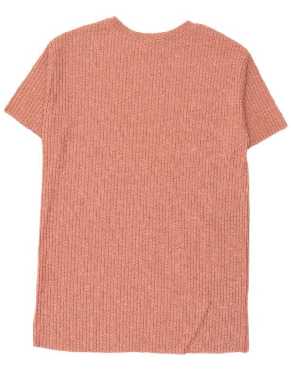 Vestido camiseta feminino grande Zara Reino Unido 10 pequeno rosa