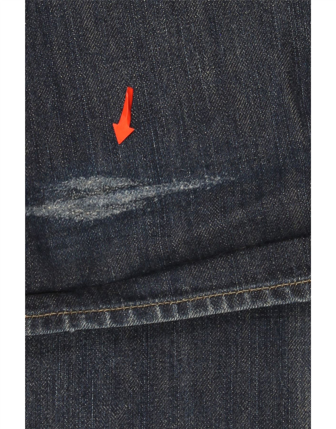 Calça jeans reta masculina Armani W36 L33 azul marinho