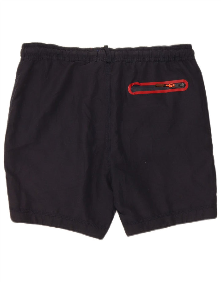 Shorts de natação masculino Superdry Graphic médio W32 L5 azul marinho poliéster