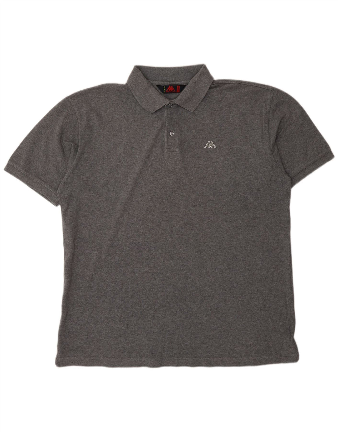 Camisa polo masculina KAPPA 2XL algodão cinza