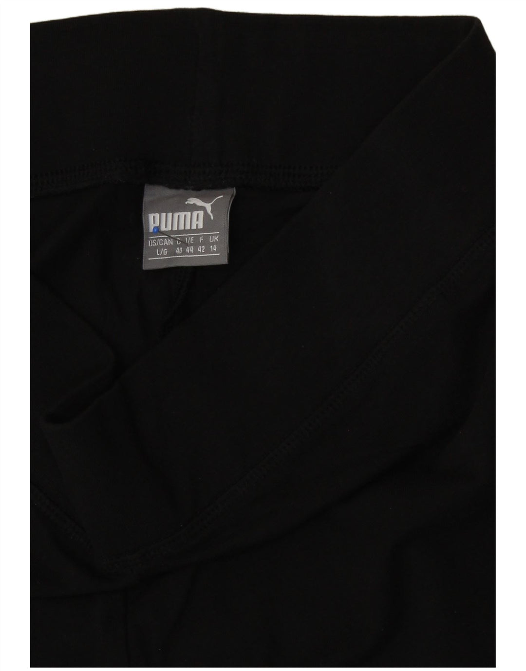 Leggings Puma Feminino UK 14 Grande Algodão Preto