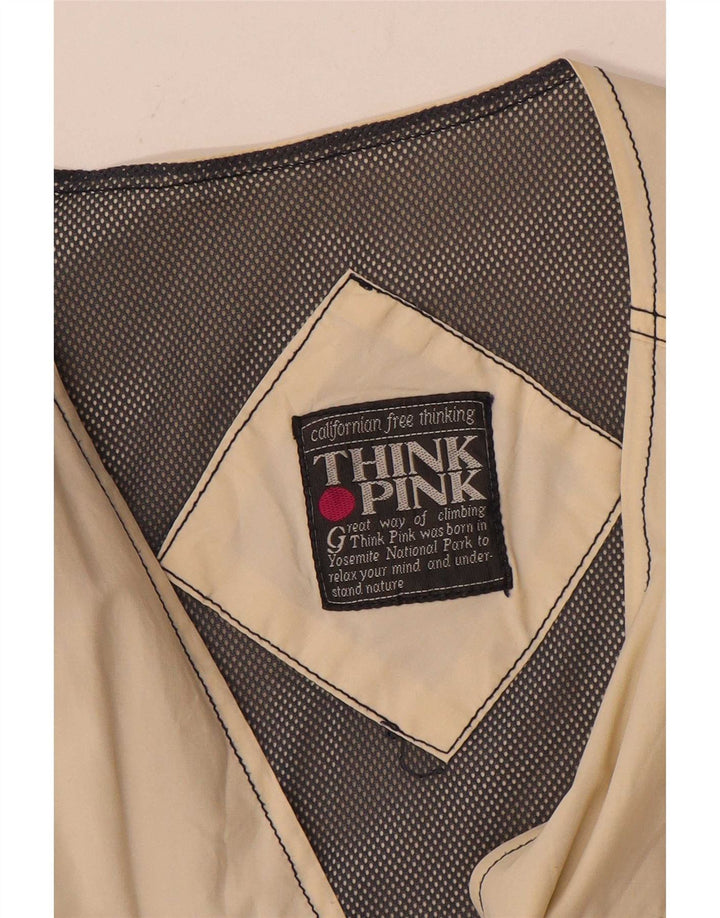 Colete utilitário masculino Think Pink UK 42 XL bege