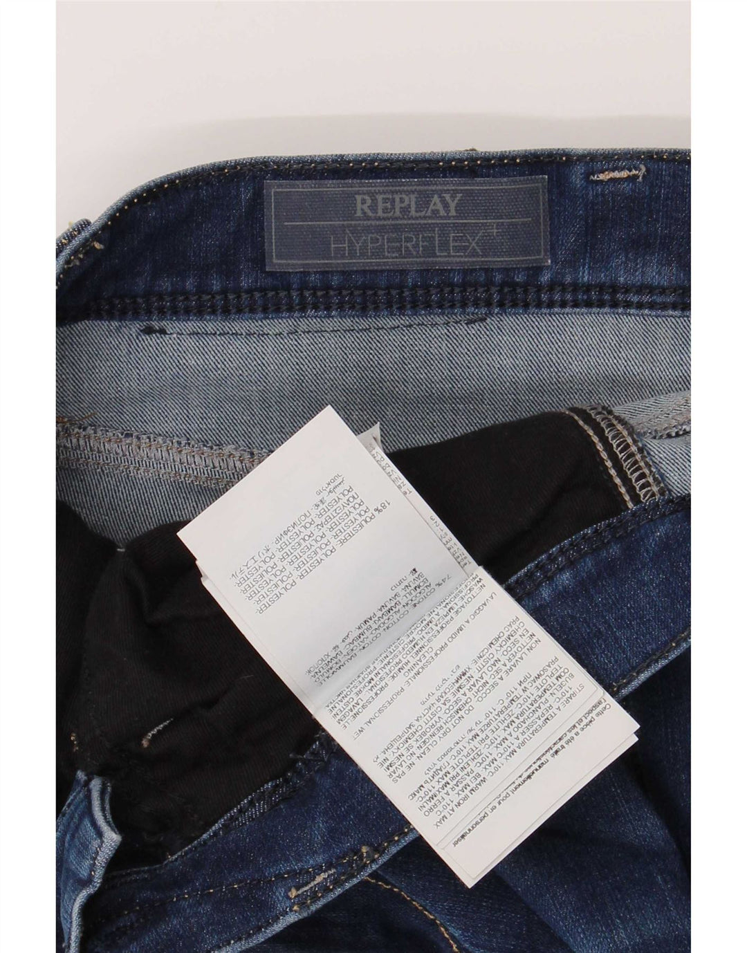 Replay Jeans Slim Masculino W28 L30 Azul Algodão