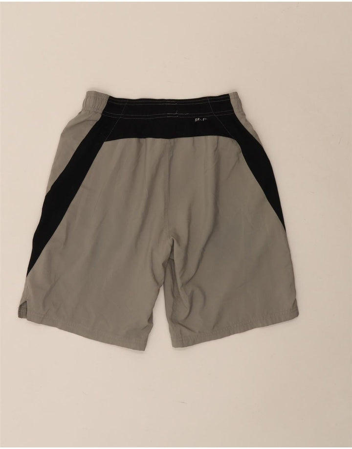 Shorts esportivos masculinos NIKE 10-11 anos cinza médio colorblock esportivo