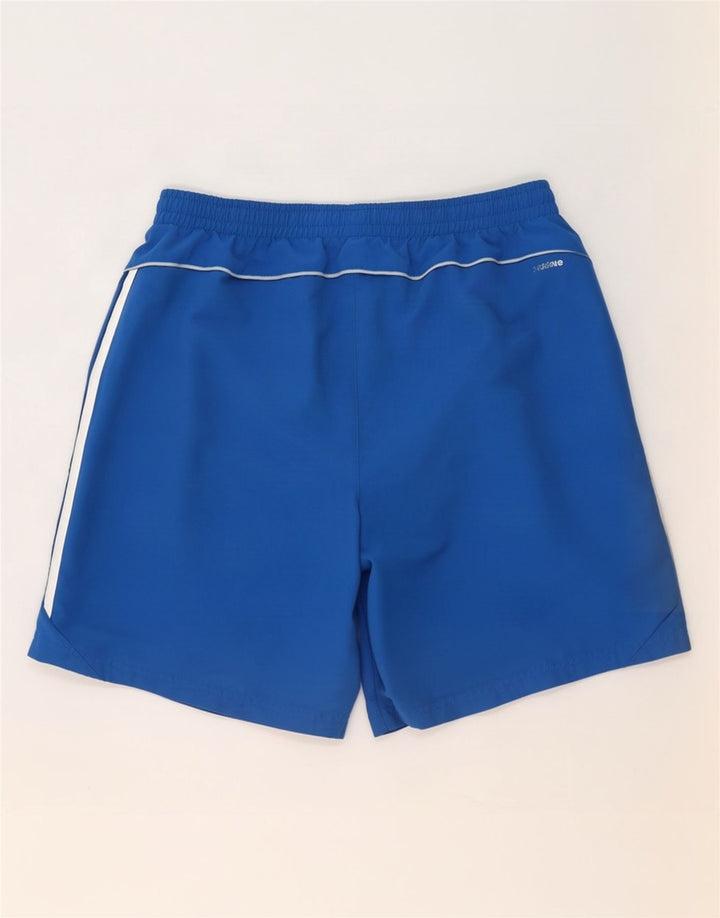 Shorts esportivos gráficos masculinos Adidas grande poliéster azul