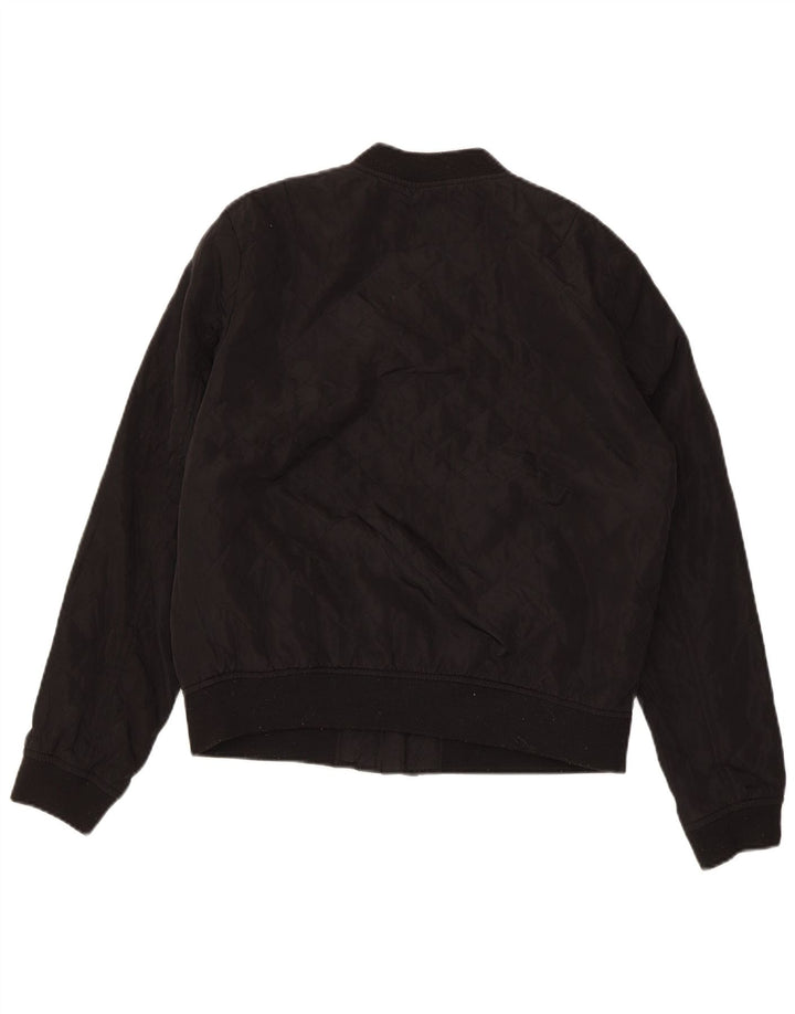 Jaqueta bomber feminina Levi's UK 14 poliéster preto médio